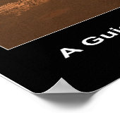 Gids voor rotsen bij Mars Rover Opportunity Poster (Hoek)