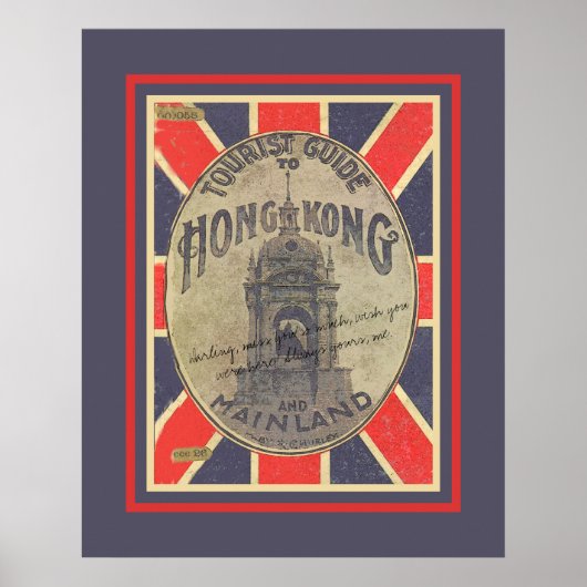  gids voor Toerisme naar Hongkong met Uniefanto Poster (Voorkant)
