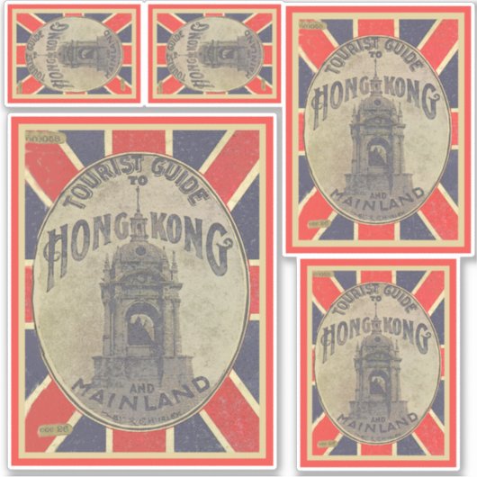  gids voor Toerisme naar Hongkong met Uniefanto Sticker (Voorkant)