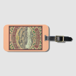  gids voor toeristen in Dublin Ierland Bagagelabel