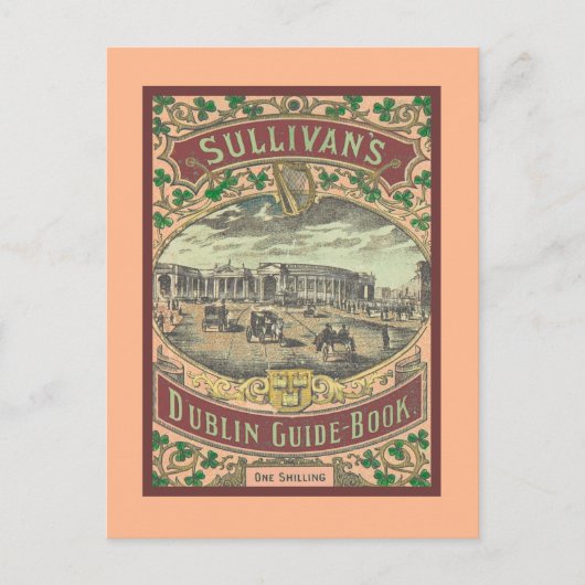  gids voor toeristen in Dublin Ierland Briefkaart (Voorkant)