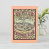  gids voor toeristen in Dublin Ierland Kaart (Staand voorkant)