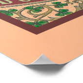  gids voor toeristen in Dublin Ierland Poster (Hoek)