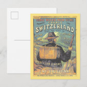  gids voor toeristen naar Zwitserland en de Alpen Briefkaart (Voorkant / Achterkant)