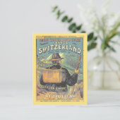  gids voor toeristen naar Zwitserland en de Alpen Briefkaart (Staand voorkant)