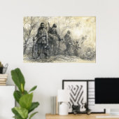 Gids voor witte tape poster (Thuiskantoor)