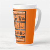 Gidsgiften voor nieuwe vaders latte mok (Rechterhoek)