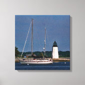 Gidslicht van Newport Canvas Afdruk (Voorkant)