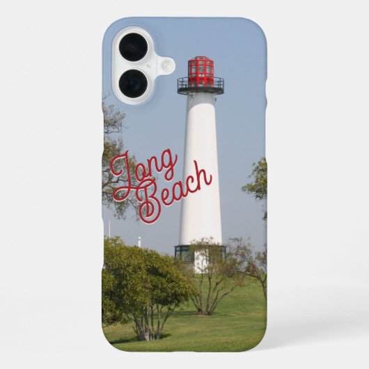 Gidslichten: Long Beach Lighthouse Serenity iPhone Hoesje (Achterkant)