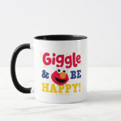 Giechel en wees gelukkig Elmo Mok (Links)