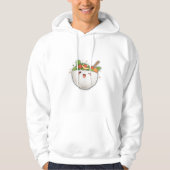 Giechelen en grazen hoodie (Voorkant)
