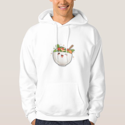 Giechelen en grazen hoodie (Voorkant)