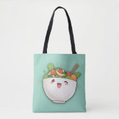 Giechelen en grazen tote bag (Voorkant)