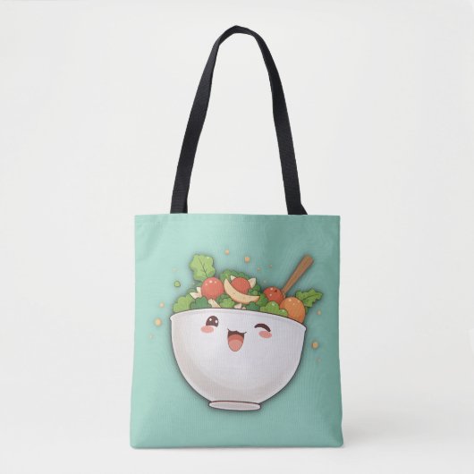 Giechelen en grazen tote bag (Voorkant)