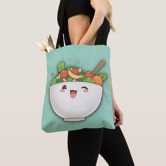 Giechelen en grazen tote bag (Dichtbij)