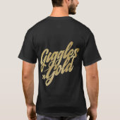 Giechelen in Goud T-shirt (Achterkant)