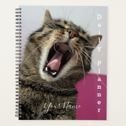 Giechelend katje - Dagelijkse planner- HAMbWG Planner (Voorkant)