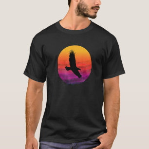 Gier Arend Vogel Vliegt in de Lucht bij Zonsonderg T-shirt