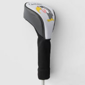 Gier ontwerp golfheadcover (Schuin)