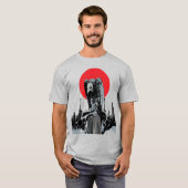 Gier op Oldtimer met Rode Zon T-shirt (Voorkant volledig)