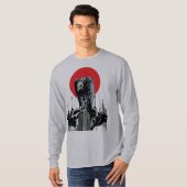 Gier op Oldtimer met Rode Zon T-shirt (Voorkant volledig)