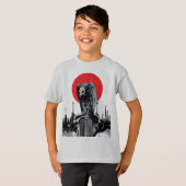 Gier op Oldtimer met Rode Zon T-shirt (Voorkant volledig)