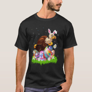 Gier vogel paaseieren jacht konijn oor easter zond t-shirt
