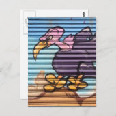 gieren cartoon briefkaart (Voorkant / Achterkant)