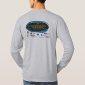gieren t-shirt - lange hoes (Achterkant)