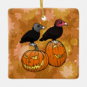 Gieren vieren Halloween! Keramisch Ornament (Voorkant)