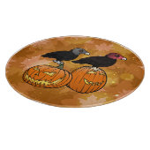 Gieren vieren Halloween! Snijplank (Hoek)