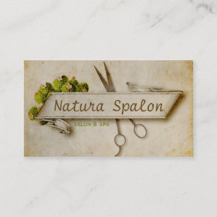  gierig schaar, natuurlijk papier visitekaartje