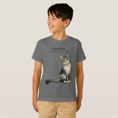 gierige kat T-shirt (Voorkant volledig)