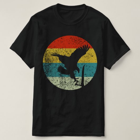 gierretro silhouette 70s t-shirt (Design voorkant)