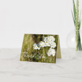Gierse bloem matching binnen kleur gepersonaliseer notitiekaartje (Voorkant)