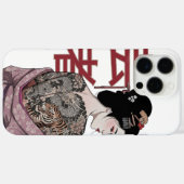 Giesha Vrouw van de Kunst Case-Mate iPhone Case (Achterkant (horizontaal))