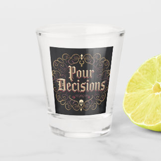 Giet Beslissingen Gotische Schedel Barok Shotglas Shot Glas