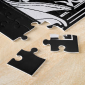 Giet de koffie in het wit! legpuzzel (Zijkant)