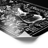 Giet de koffie over Tarot Kaart Foto Afdruk (Hoek)