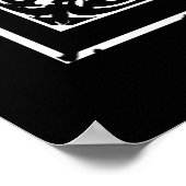 Giet de koffie over Tarot Kaart Poster (Hoek)