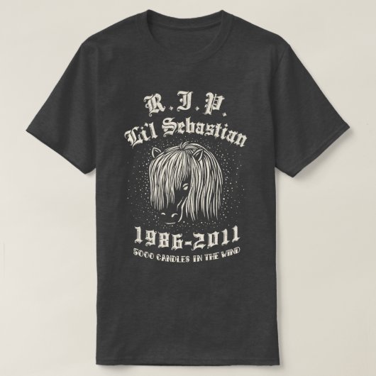 Giet er een uit voor Lil Sebastian T-shirt (Design voorkant)