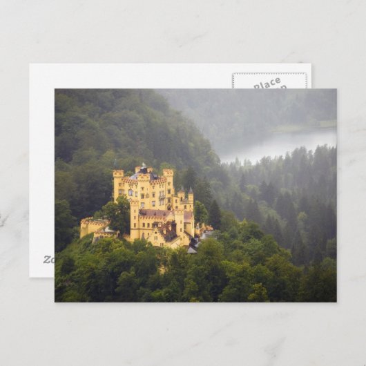 Giet in de bomen briefkaart (Voorkant / Achterkant)