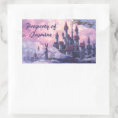 Giet in de Klokken Eigenschapstickers Rechthoekige Sticker (Tas)