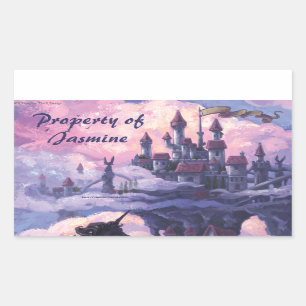 Giet in de Klokken Eigenschapstickers Rechthoekige Sticker