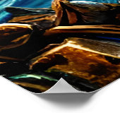 Giet in het zee | AI Art Poster (Hoek)