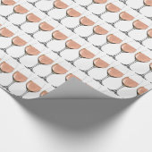 Giet van Rosé-wijnglas Cadeaupapier (Hoek)
