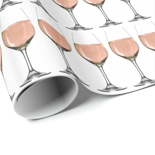 Giet van Rosé-wijnglas Cadeaupapier (Rol Hoek)