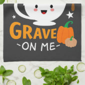 Giet wat jus over mij Thanksgiving kalkoen  Theedoek (Gevouwen)