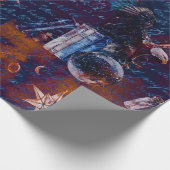 gieten van magische spiering cadeaupapier (Hoek)