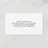 Gieten van rode wijnglas Visitekaartje (Achterkant)